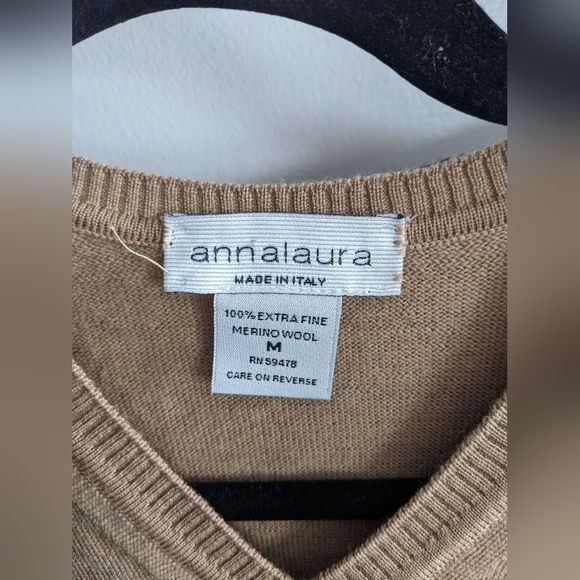 Pendleton Kenar Annalaura 100% Wool Sweaters Italian Neutral Palette Minimalist - Picture 4 of 16